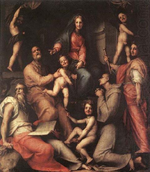 Madonna and Child with Saints, Jacopo Pontormo